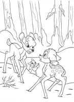 kolorowanki Bambi Disney malowanki do wydruku numer 19